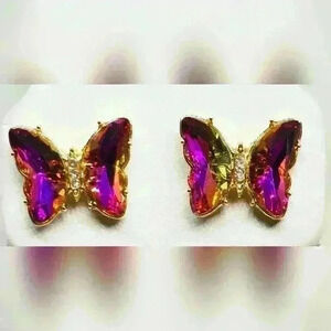 NWOT Elegant Butterfly Earrings